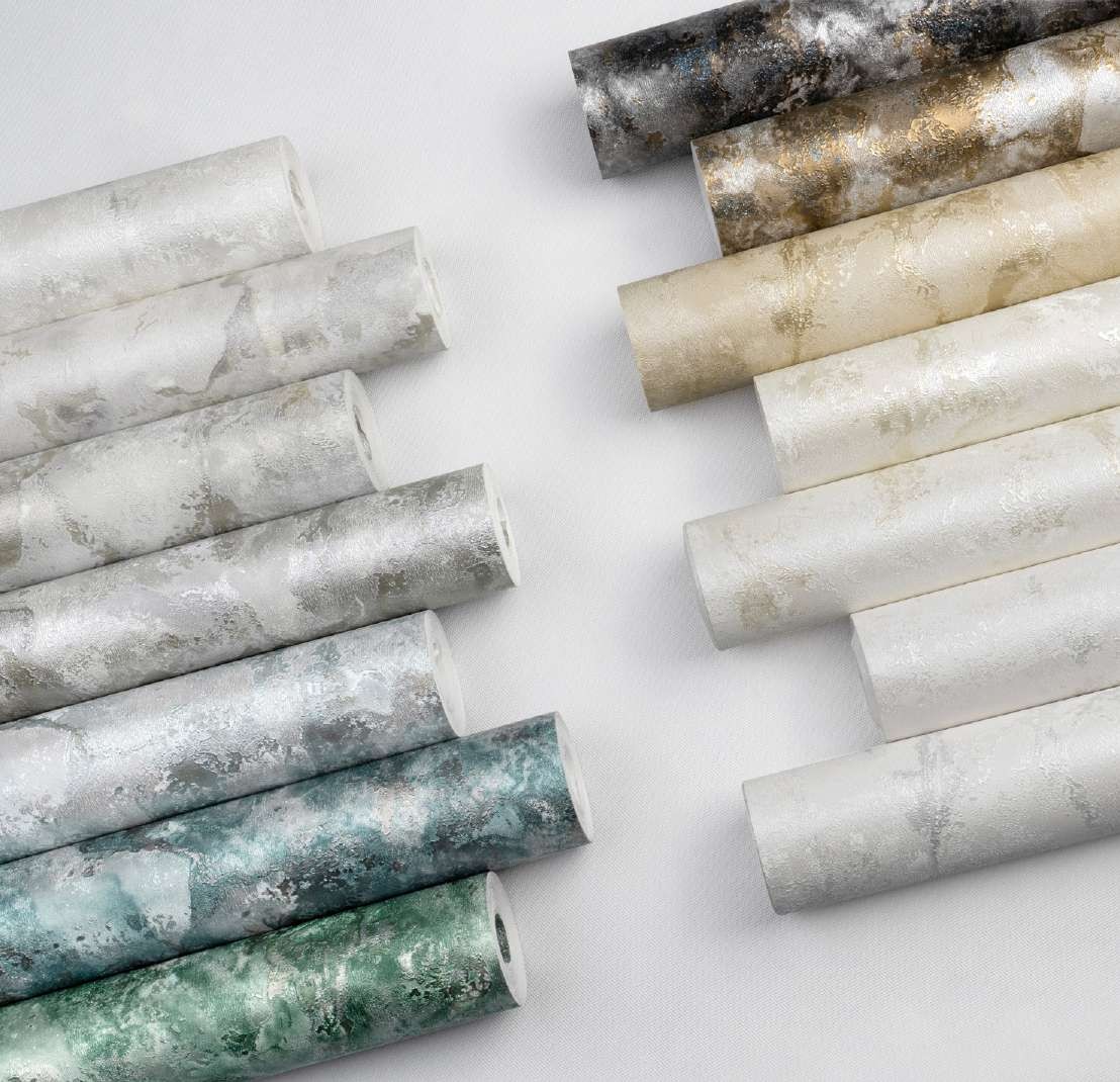 کاغذ دیواری قابل شست‌وشو طرح پتینه کربن1