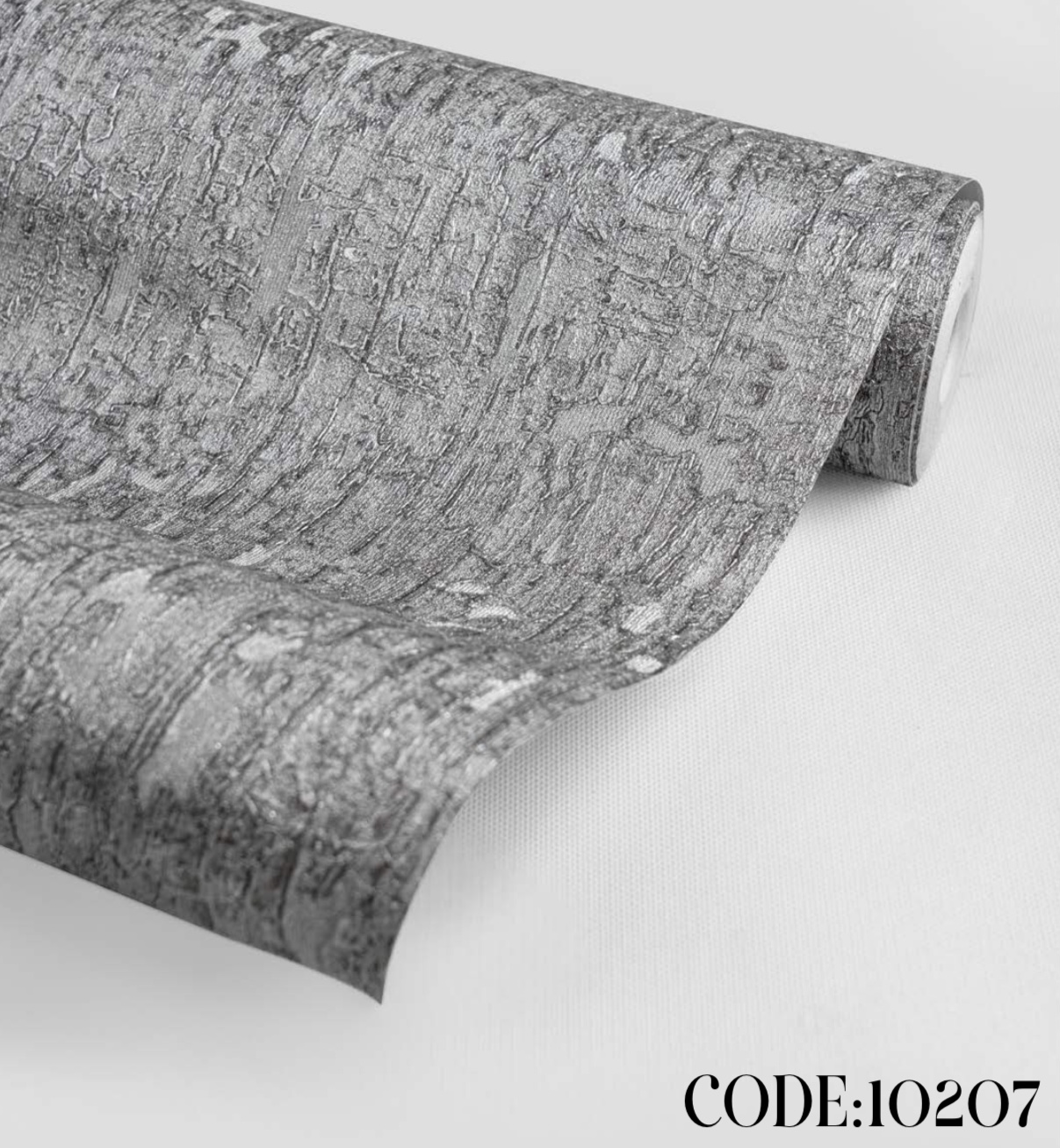 کاغذدیواری طوسی طرح بافت