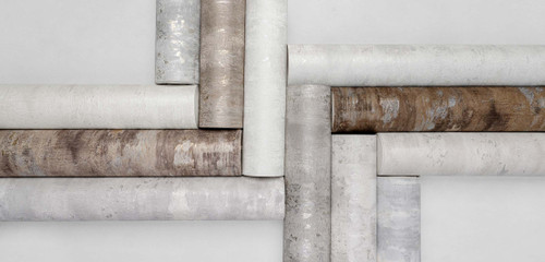 کاغذدیواری طرح پتینه کربن2