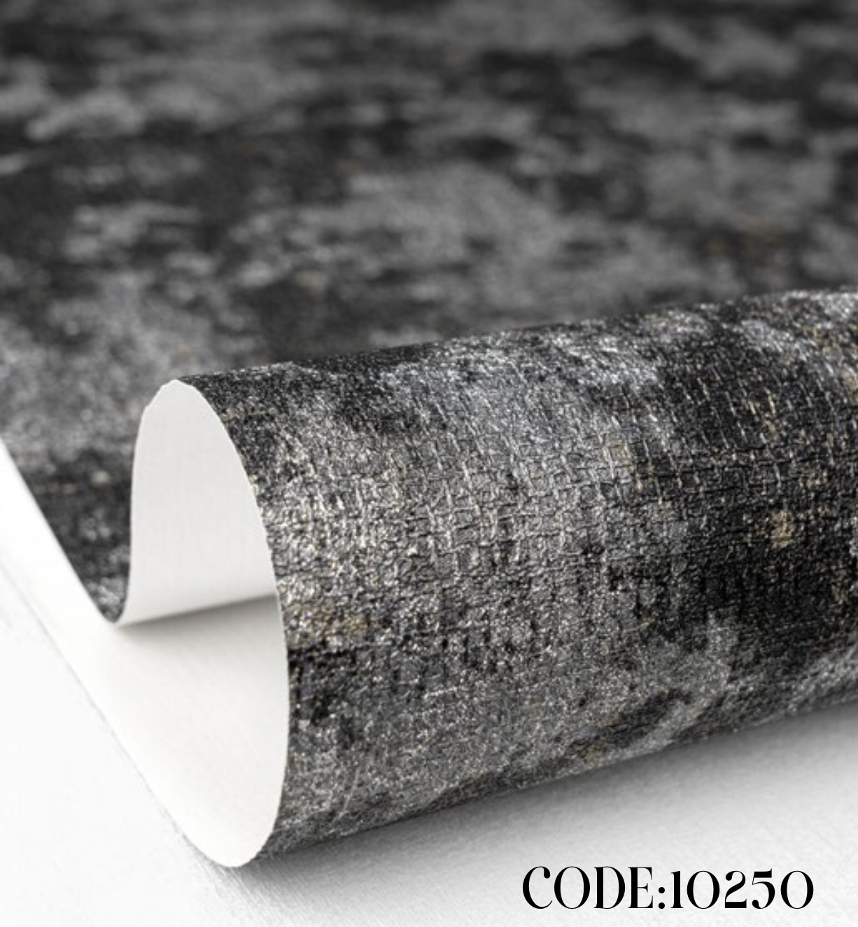 کاغذدیواری مشکی قابل شست و شو طرح پتینه