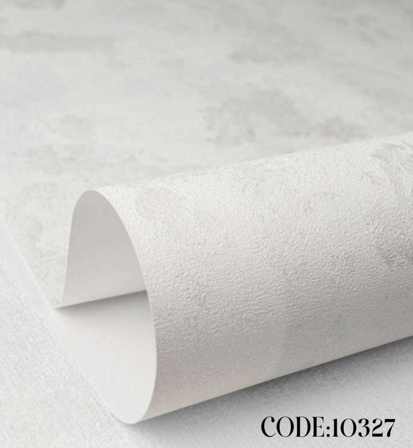 کاغذدیواری سفید طرح پتینه