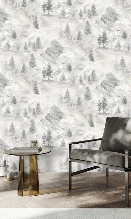 نمونه اجرا شده کاغذدیواری طرح درخت کد 8009