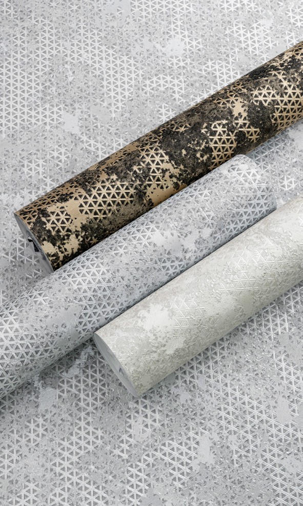 کاغذ دیواری پتینه طرح هندسی راکتور اکستریم والز