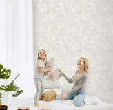 نمونه اجرا شده کاغذدیواری پتینه طرح هندسی کد 8038