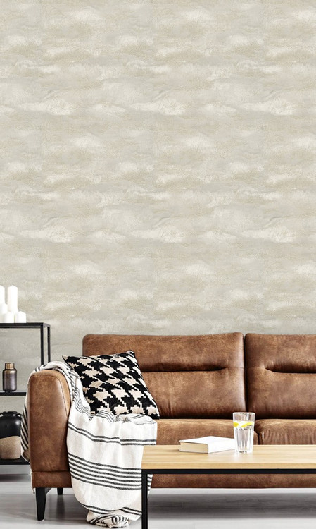 نمونه اجرا شده کاغذدیواری طرح بافت راکتور کد 8056