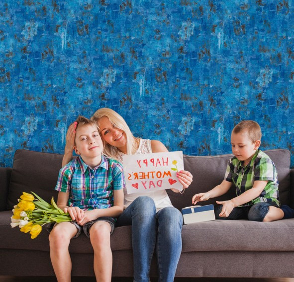 نمونه اجرا شده کاغذدیواری پتینه کد 8075