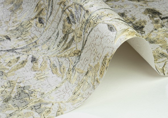 کاغذدیواری طرح شاخ و برگ کد 8118