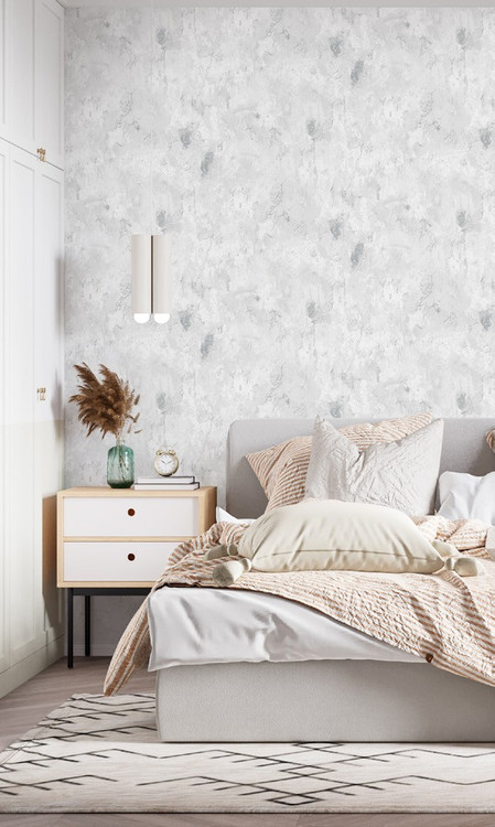 نمونه اجرا شده کاغذدیواری طرح بتن کد 8134