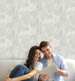 نمونه اجرا شده کاغذدیواری طرح بتن کد 8135